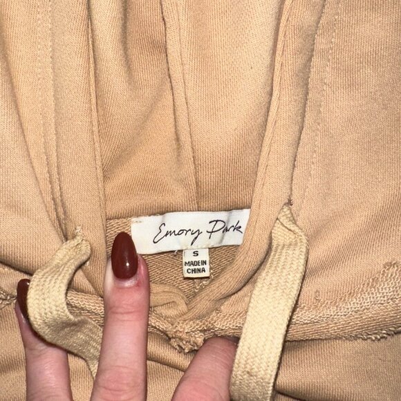 cropped hoodie - Picture 2 of 2